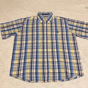 🔥U.S. Polo Association Short Sleeve Plaid Button Up Shirt